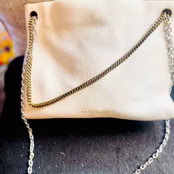 White MARC JACOBS Double Link 27 Shoulder Bag - Picture 8 of 9